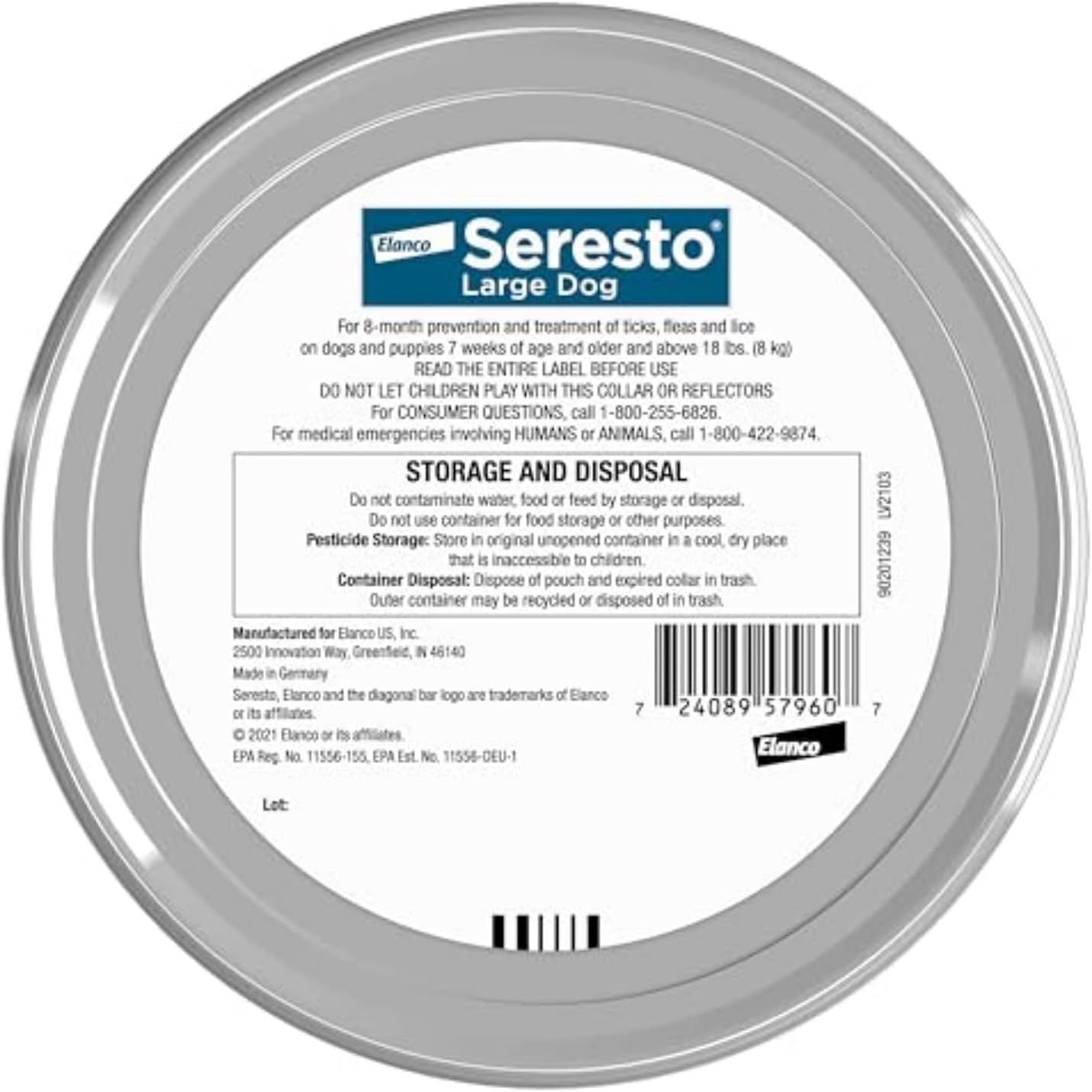 Seresto - Flea & Tick Preventative Collar for Large Dogs ( 30% Off ) (Buy 1 get 1 Free)