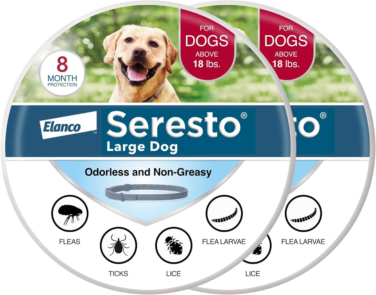 Seresto - Flea & Tick Preventative Collar for Large Dogs ( 30% Off ) (Buy 1 get 1 Free)