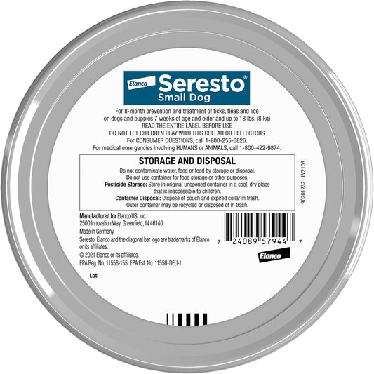 Seresto Small Dog Vet-Recommended Flea & Tick ( 30% Off )